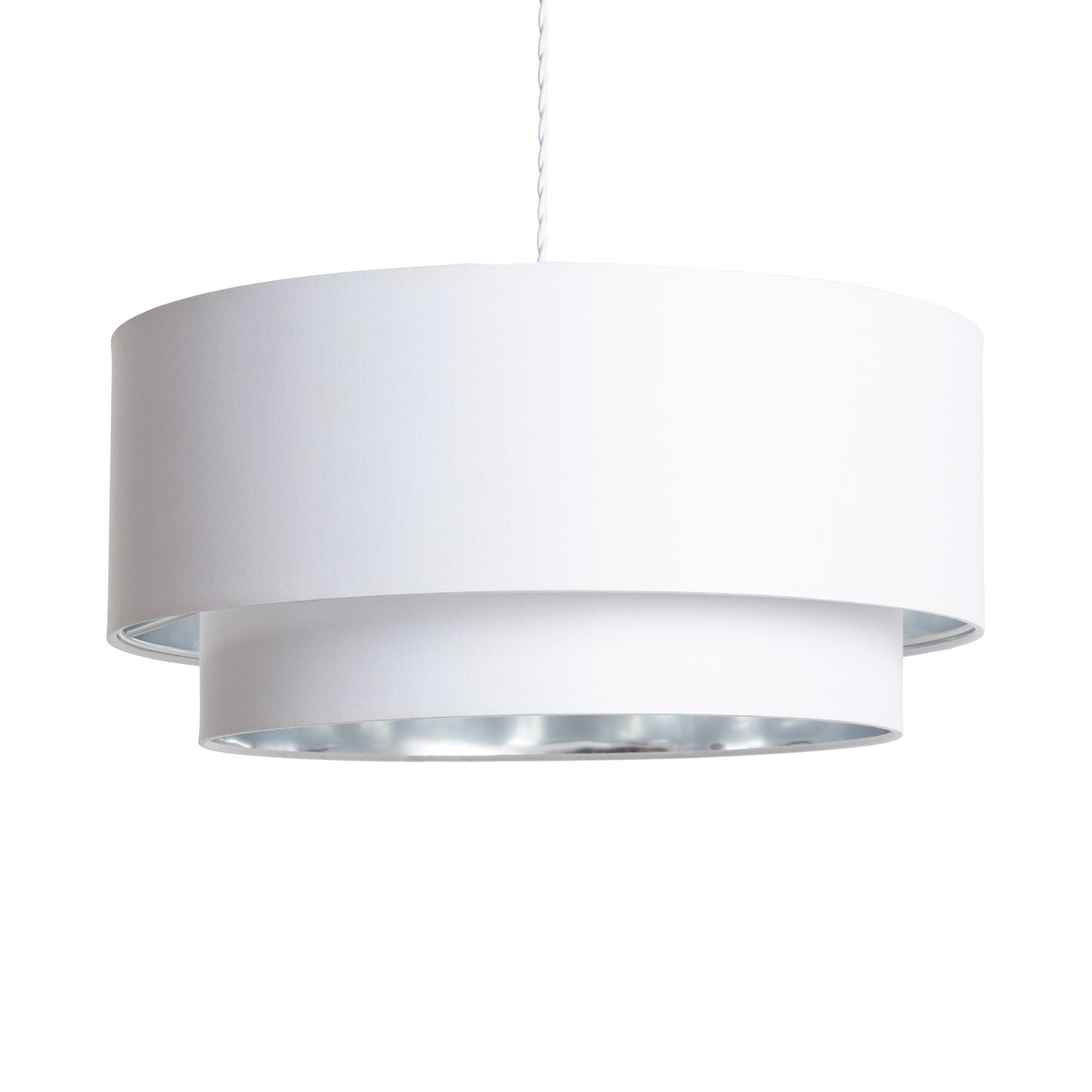 Ledkia Lámpara Colgante Reflect Duo Textil - Iluminación Interior