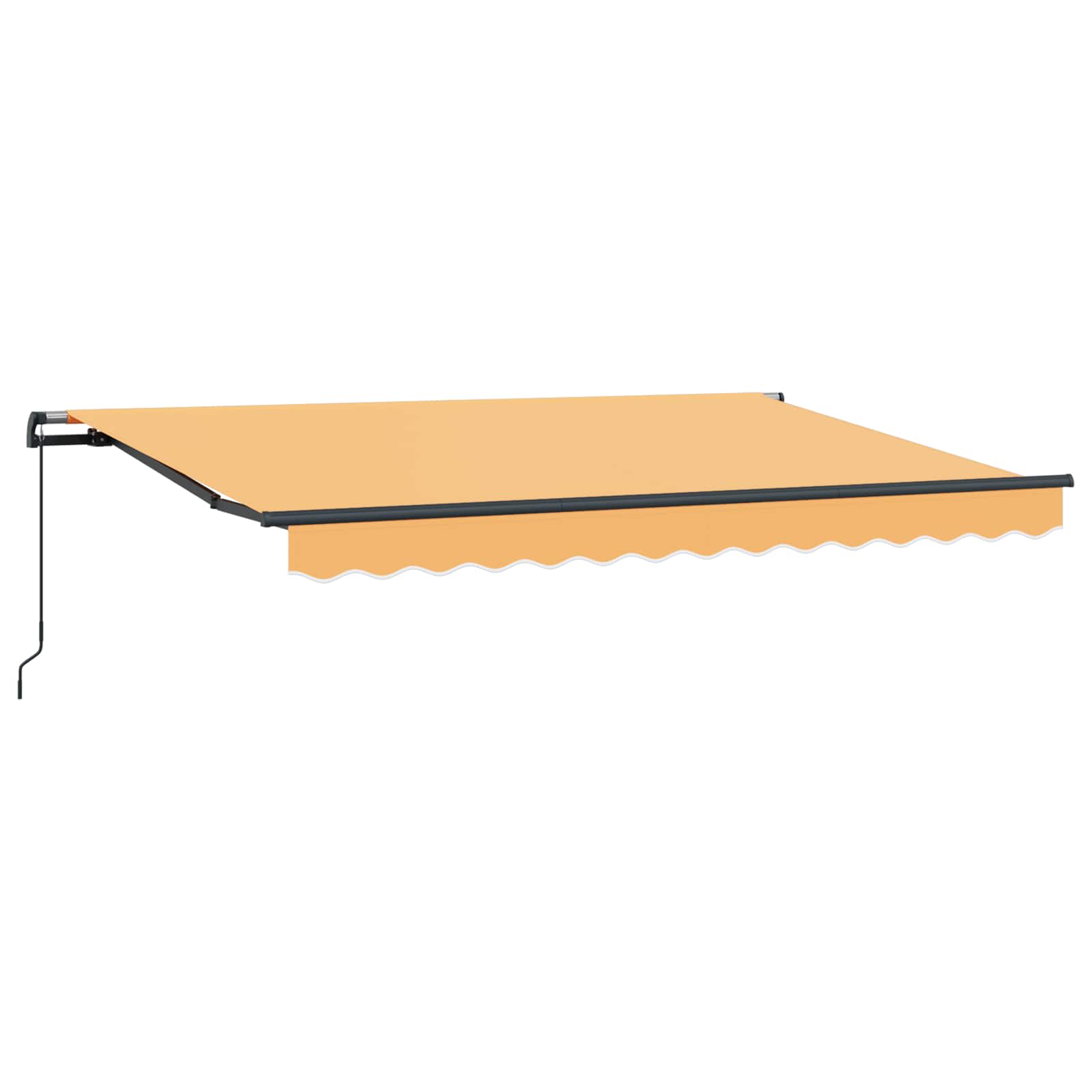 vidaXL Toldo Retráctil Poliéster y Acero 450 x 350 cm Multicolor