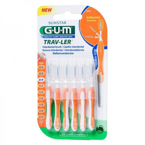Gum Trav-ler Interdent 1412 0,9mm 6 Unidades EL PRECIO INCLUYE 5 UNIDADES