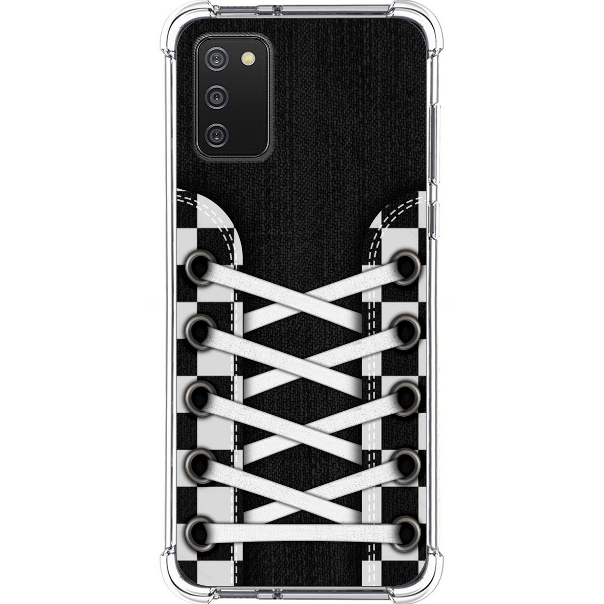 Tumundosmartphone Funda Silicona Antigolpes para Samsung Galaxy A02s diseño Zapatillas 03 Dibujos