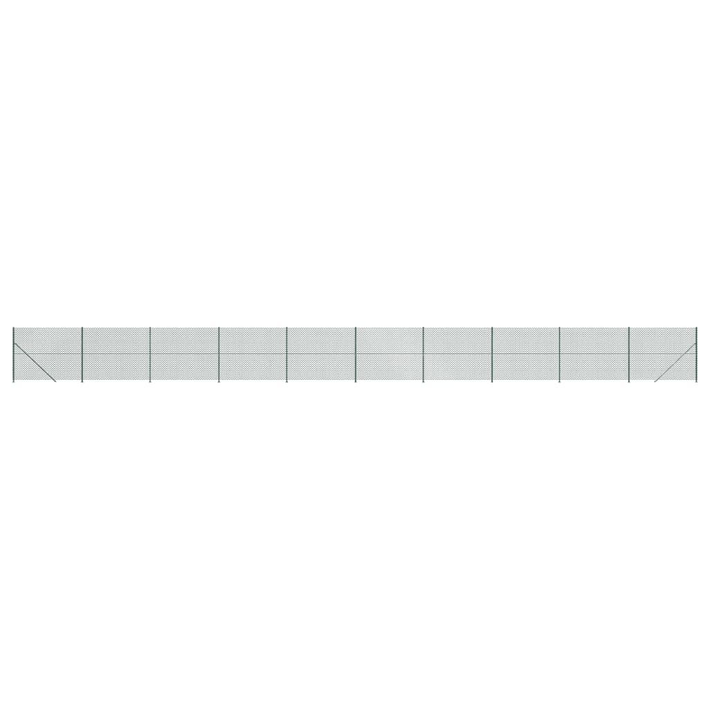 Vidaxl Cerca de Alambre con Brida 1,6x25 M - Verde