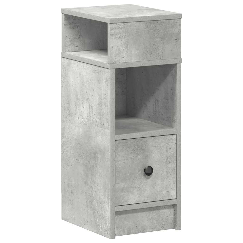 vidaXL Mesilla de noche con cajón 25x31x66 cm Multicolor