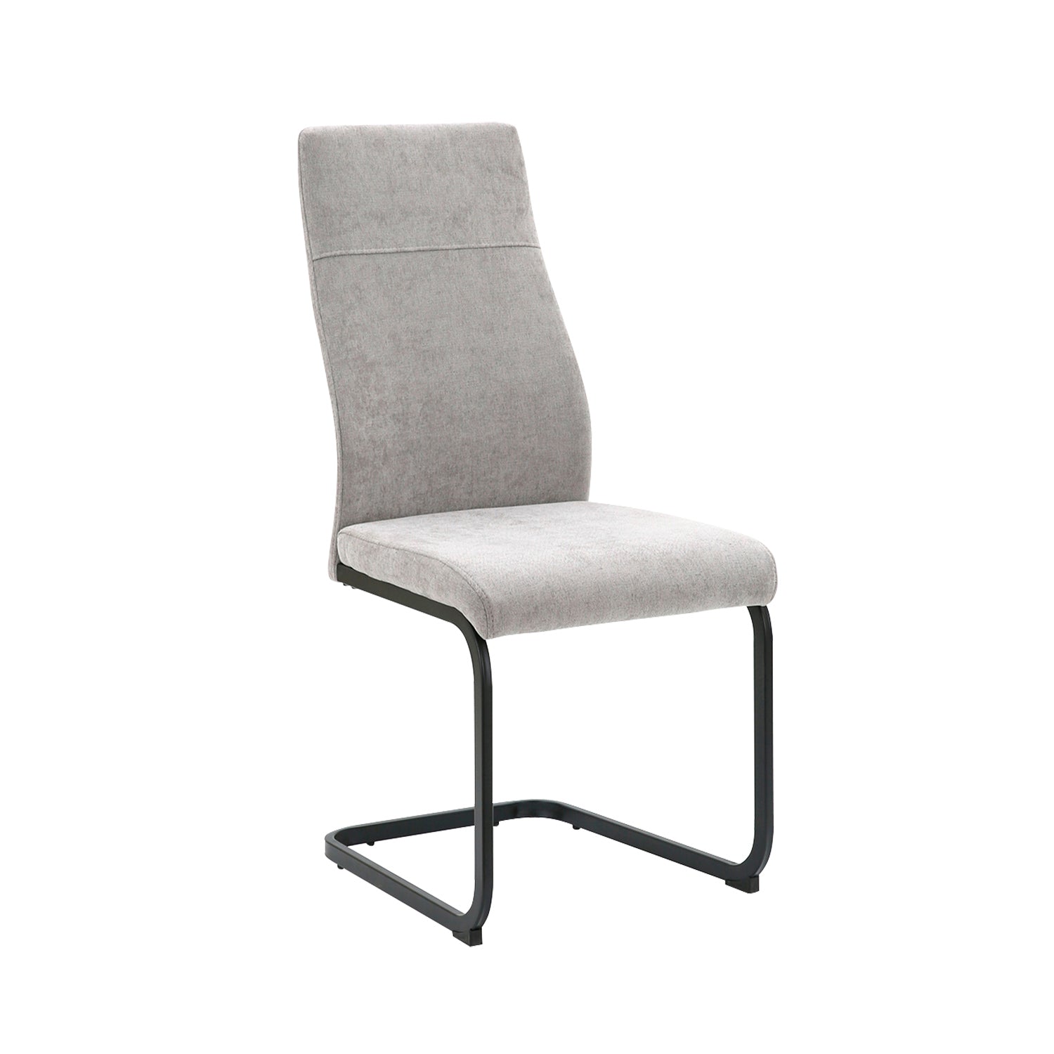 Set de 4 sillas de comedor tapizadas Mae - Color Gris - Homekit