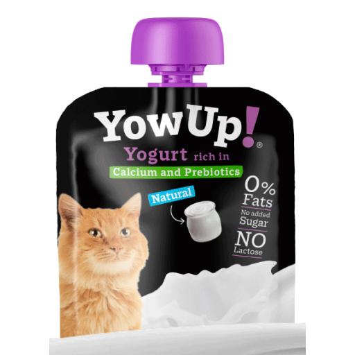 Yowup Yogur Natural para Gatos (Gatos , Comida , Snacks , Comida húmeda , Naturales) - 1x85 gr