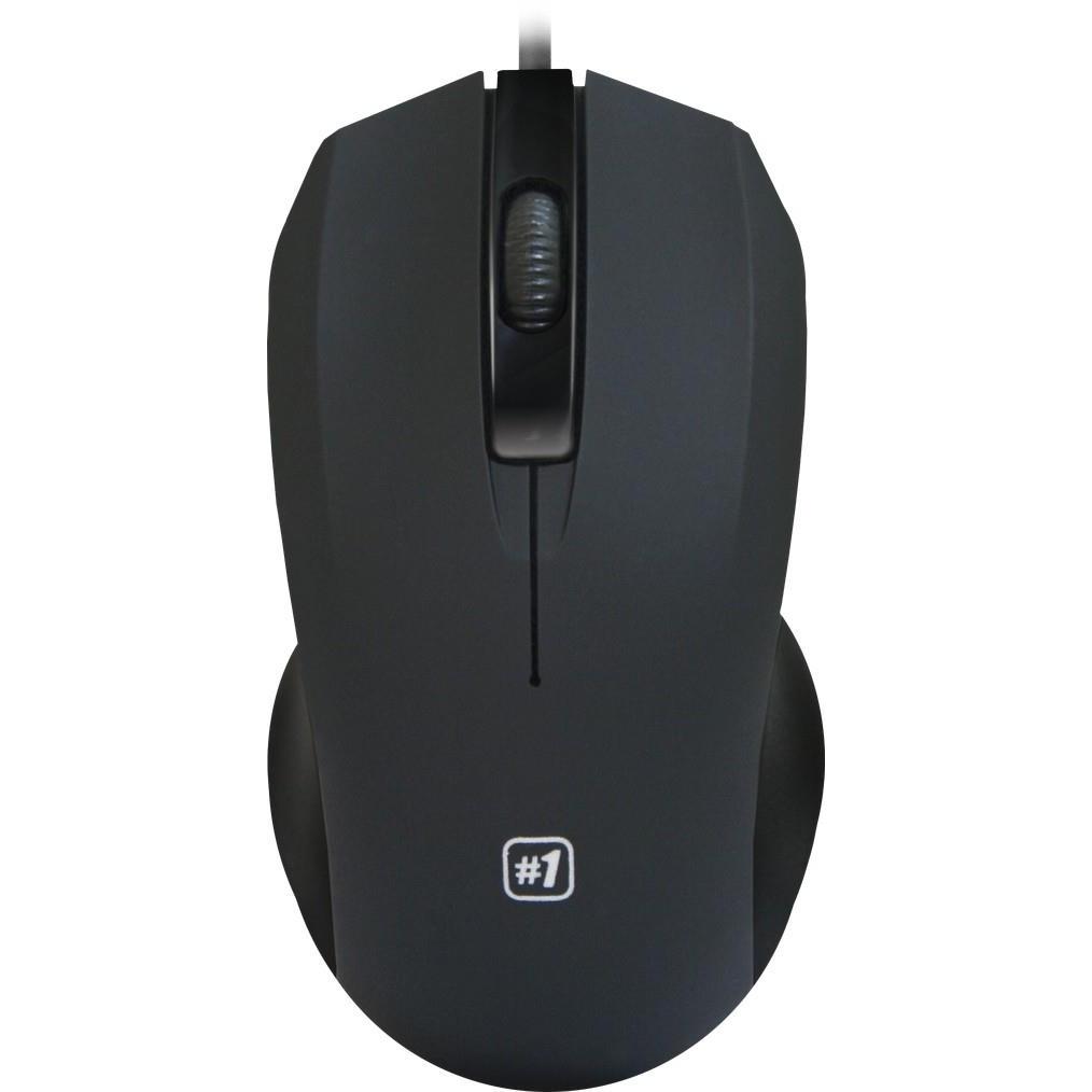 Optical mouse Defender MM-310 black 1000DPI, wired with USB interface, 1.35m cable, and optical motion detection, perfect for universal use, certified CE. Ideal choice for gaming and everyday tasks.