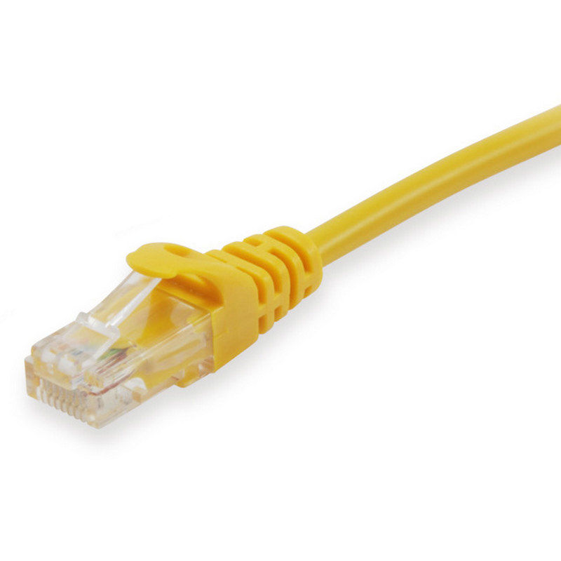 Equip network cable rj45 u/utp cat.6 yellow 0.25m