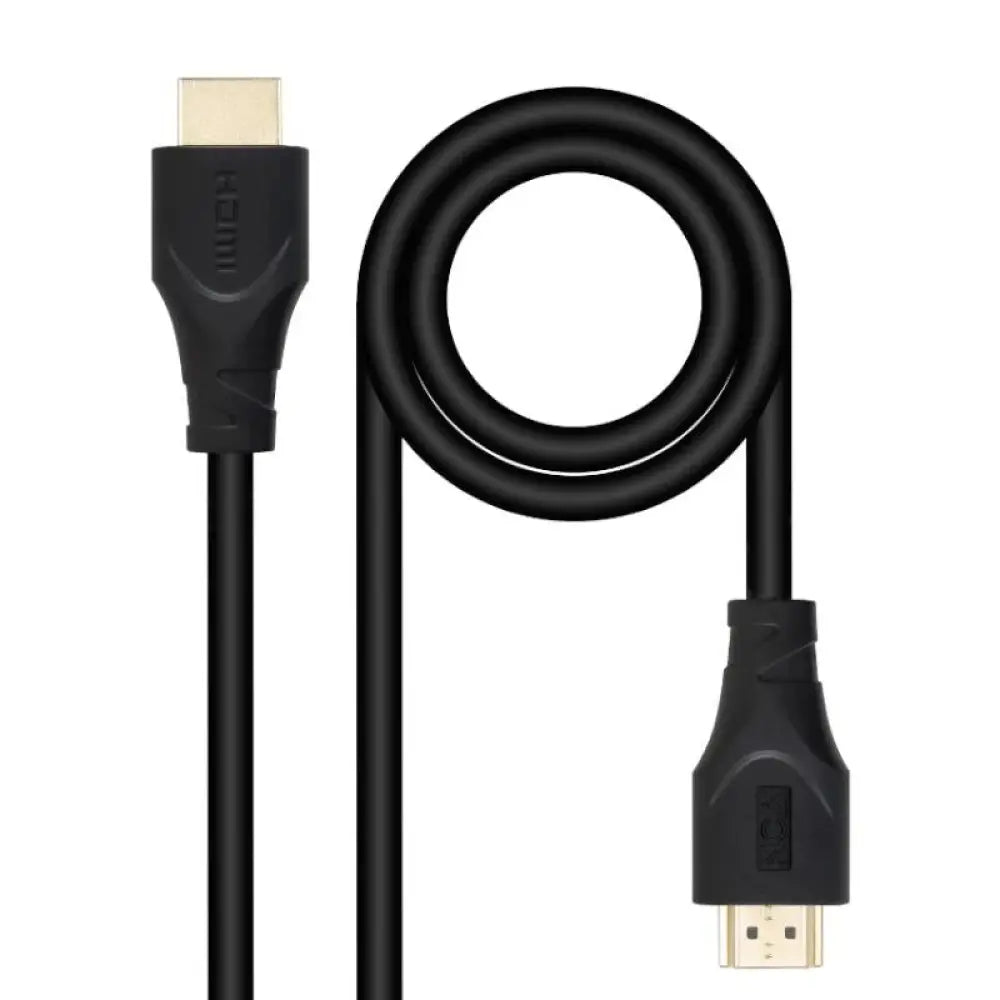 Cable HDMI Nanocable 10.15.4705 5 m Alta Velocidad Ethernet CCS Oro Negro