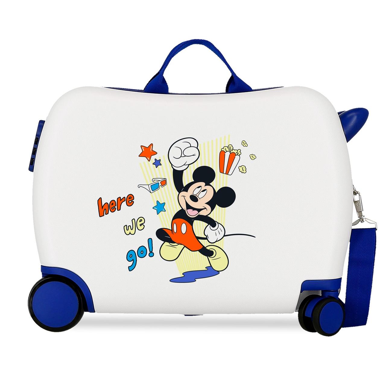 Maleta Infantil Mickey y Minnie 50x38x20 cm