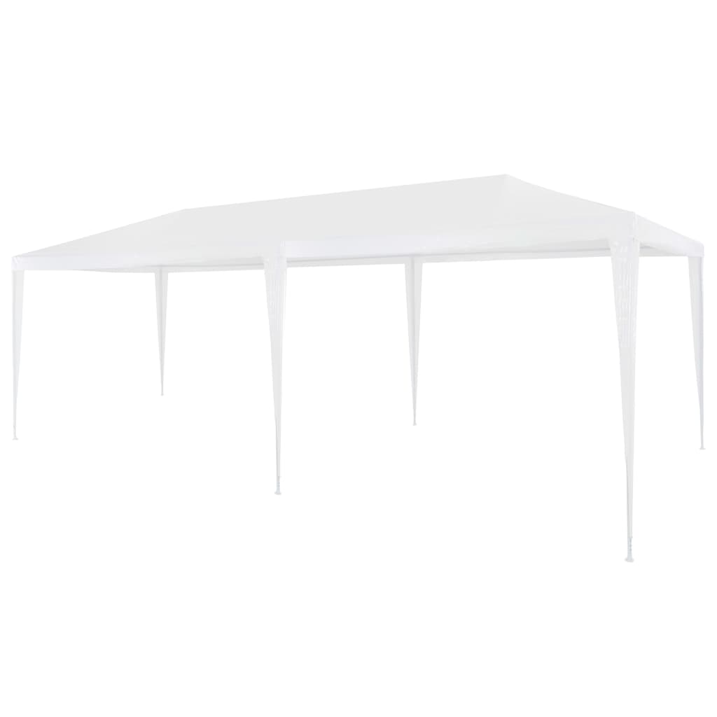 vidaXL Carpa para fiestas PE blanca 3x6 m