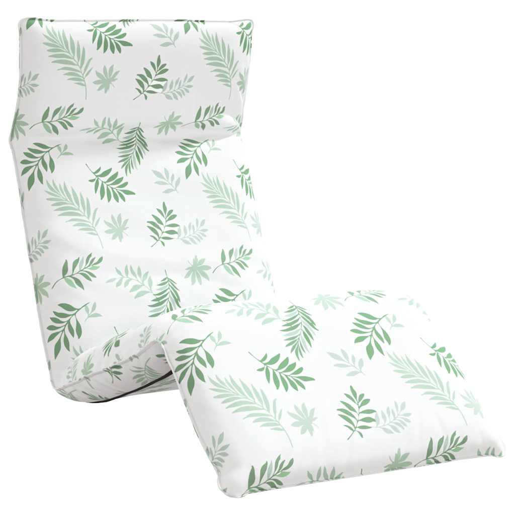 vidaXL Tumbona plegable 175x54x8,5 cm tejido oxford Multicolor