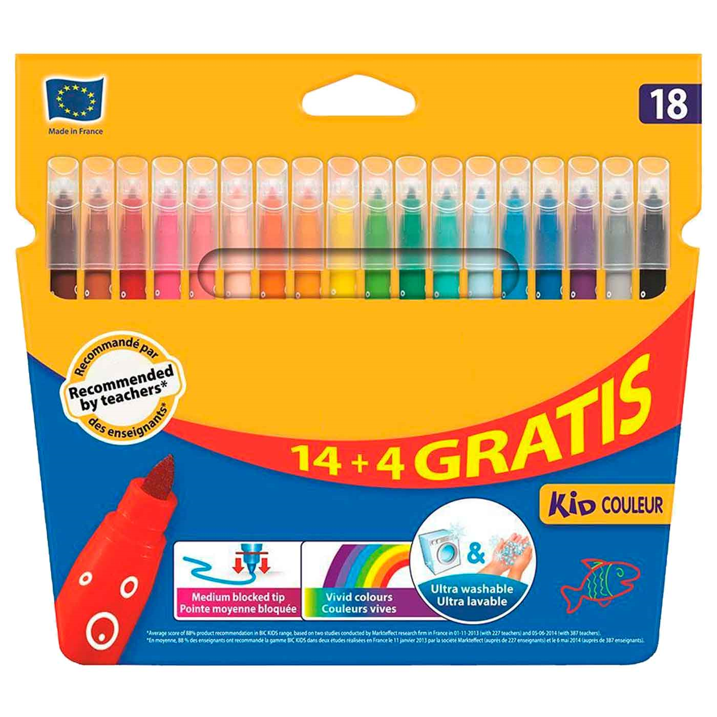Tradineur - Caja de 24 ceras de colores para niños, material escolar,  colores vivos surtidos, ideal para colorear, dibujar