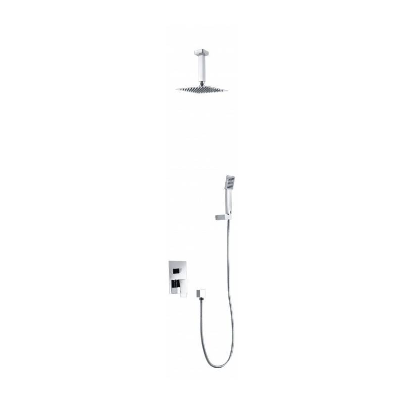 Imex Berlín GT006 conjunto de ducha de pared moderno con acabado cromado