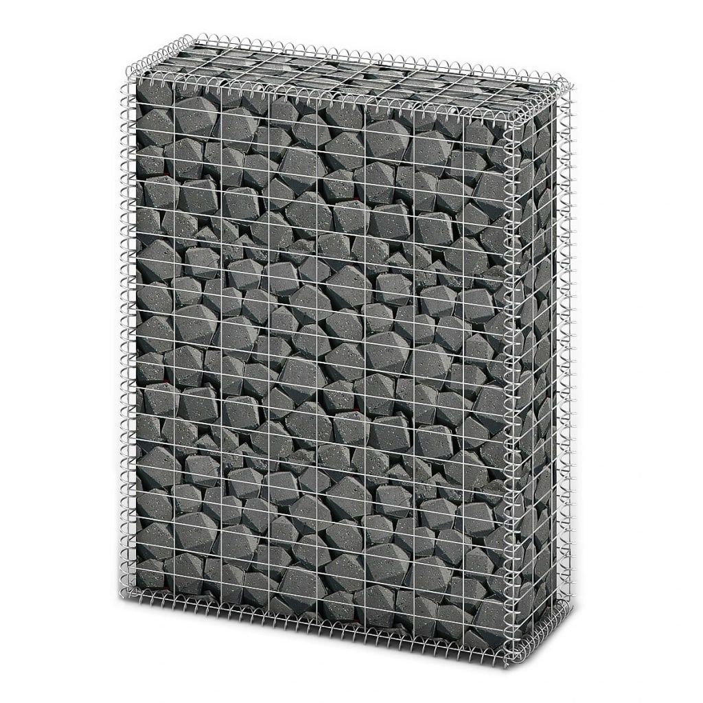 Vidaxl Cesta Muro Gaviones Alambre Galvanizado 100x30x30cm