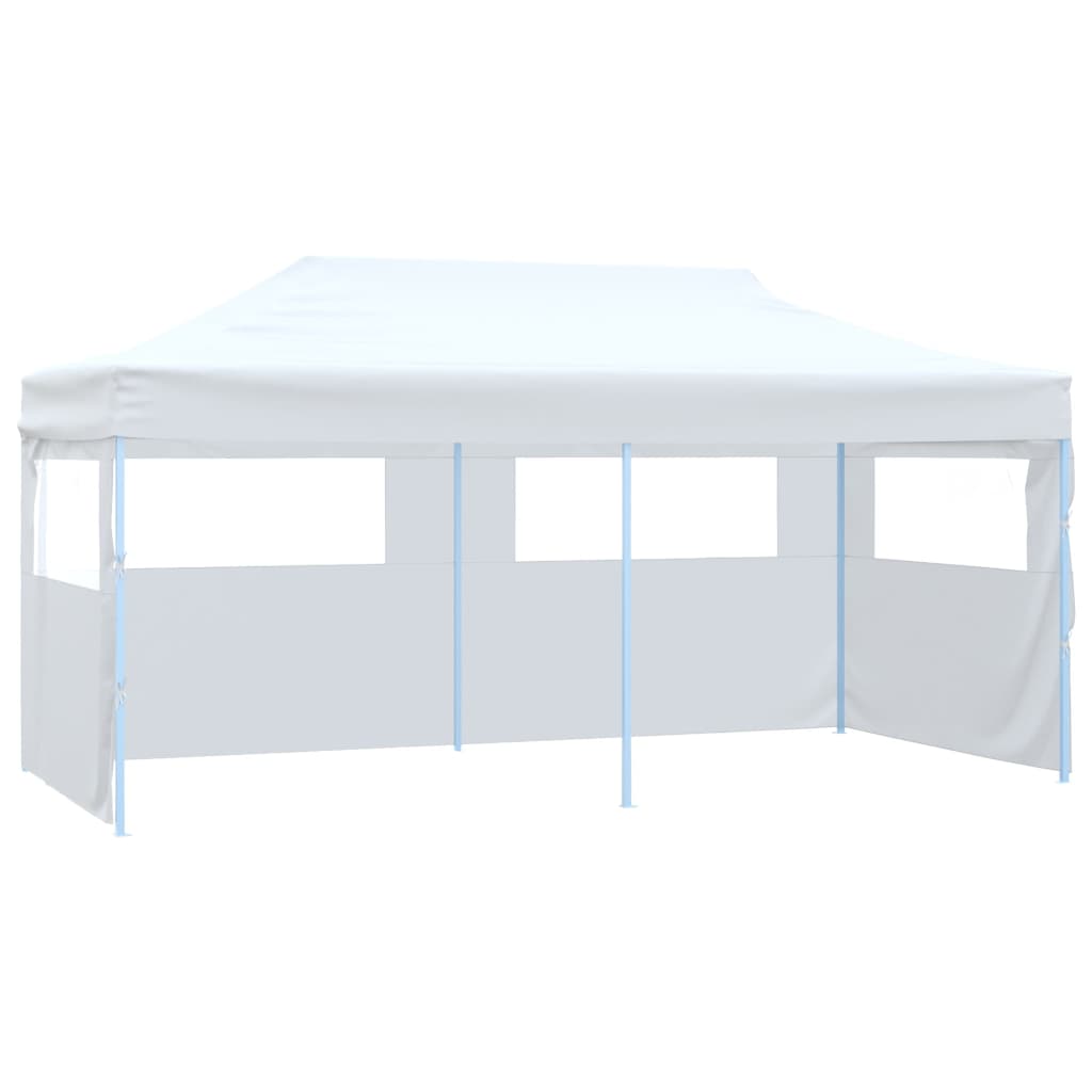 vidaXL Carpa Plegable Profesional con 4 Paredes Acero 3x6m Tienda Color Antracita,  Azul,  Blanco y mas