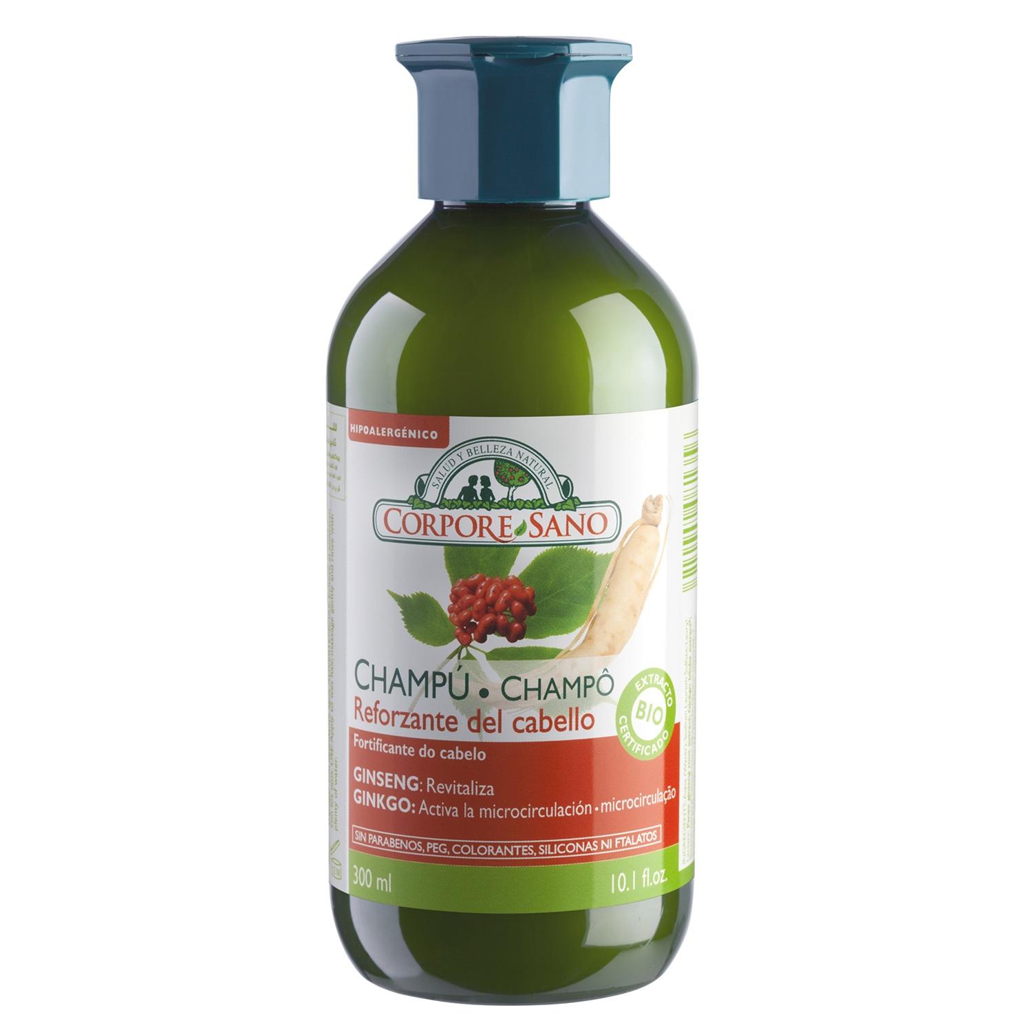 Champú Ginseng y Ginkgo 300 ml de gel Corpore Sano