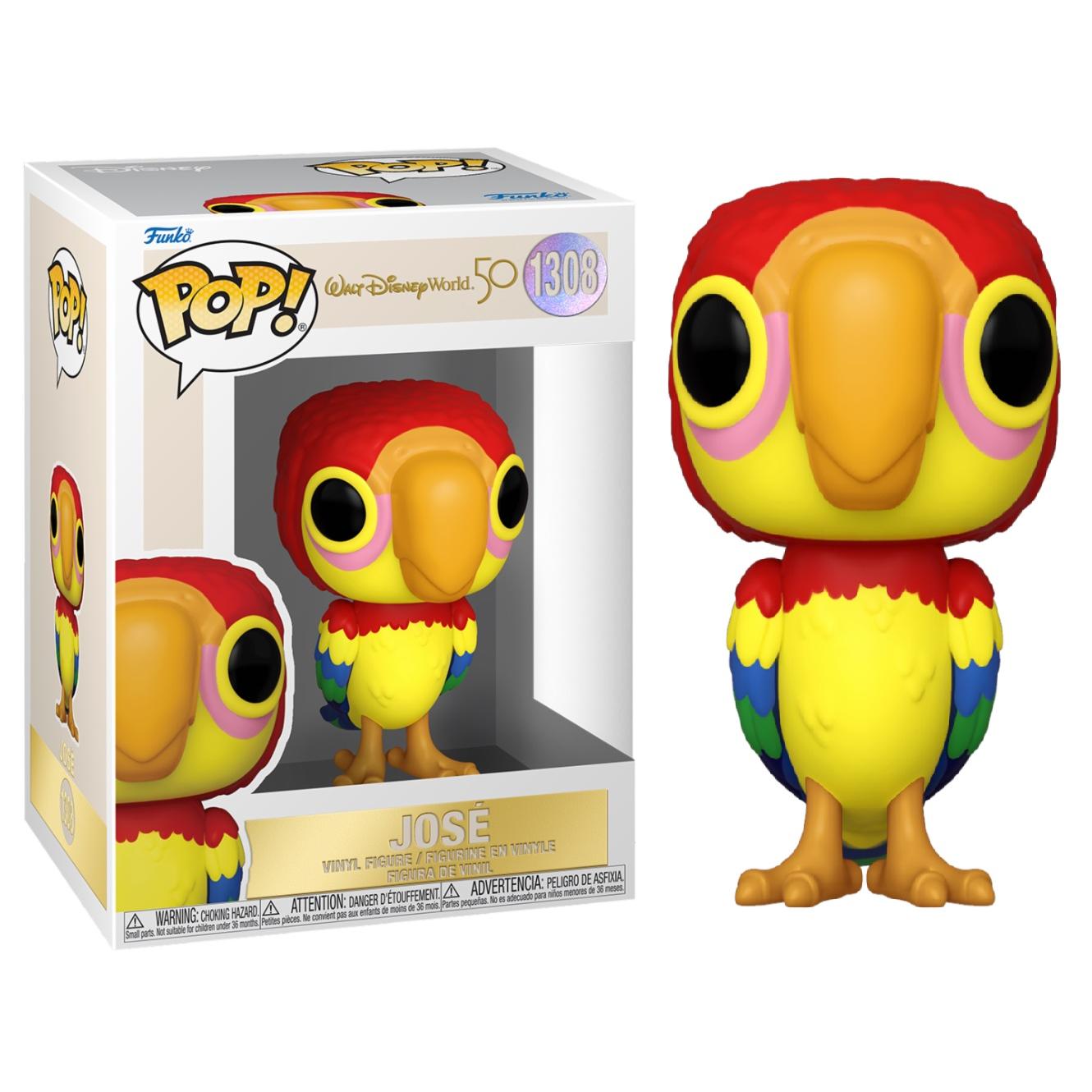 FUNKO POP! DISNEY WORLD 50TH - LORO JOSE, 65717, Nº1308, TIENDA CON LICENCIA OFICIAL