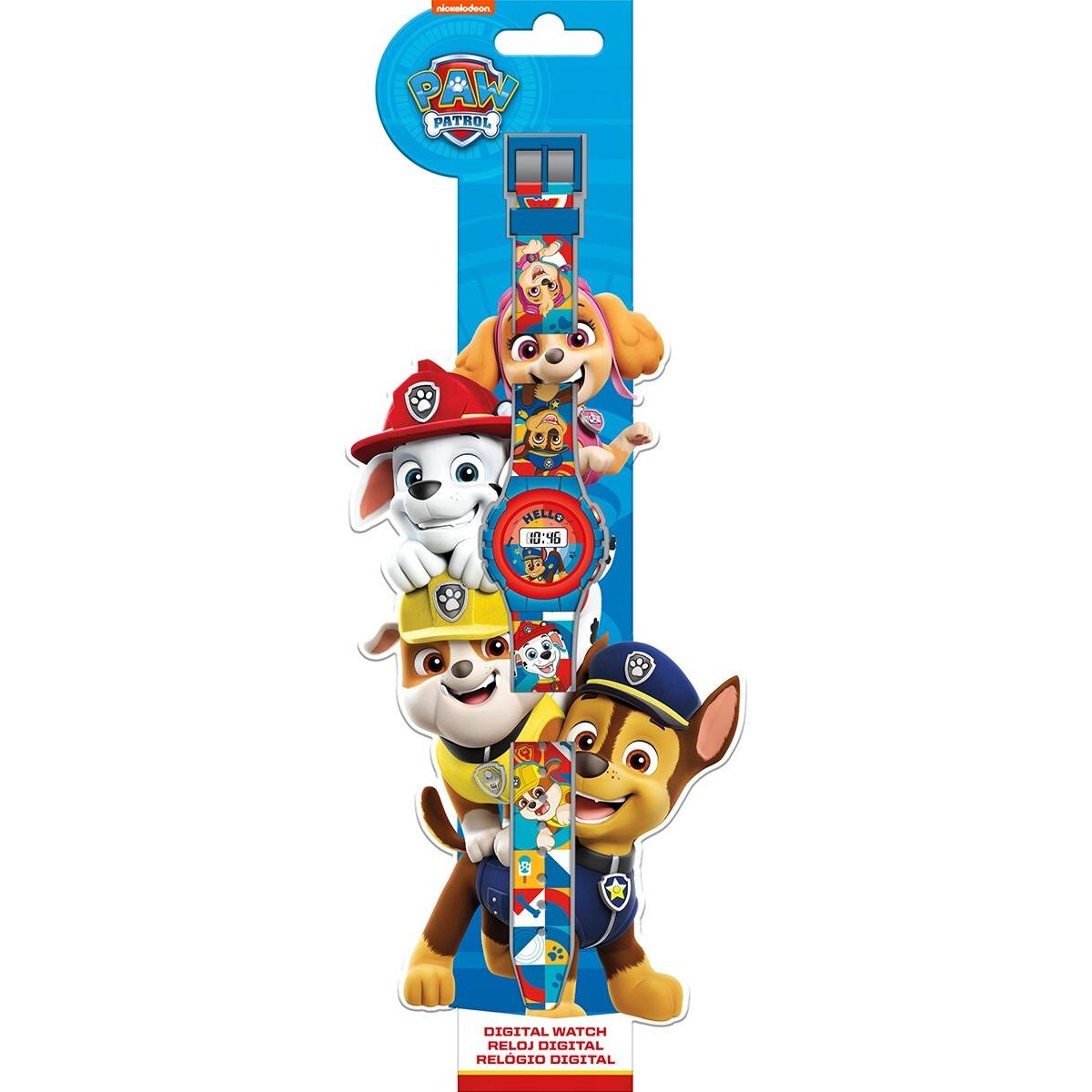 Kids Licensing - Reloj Digital para Niñas con Personajes Tiene Funciones de Hora, Fecha y Correa Ajustable