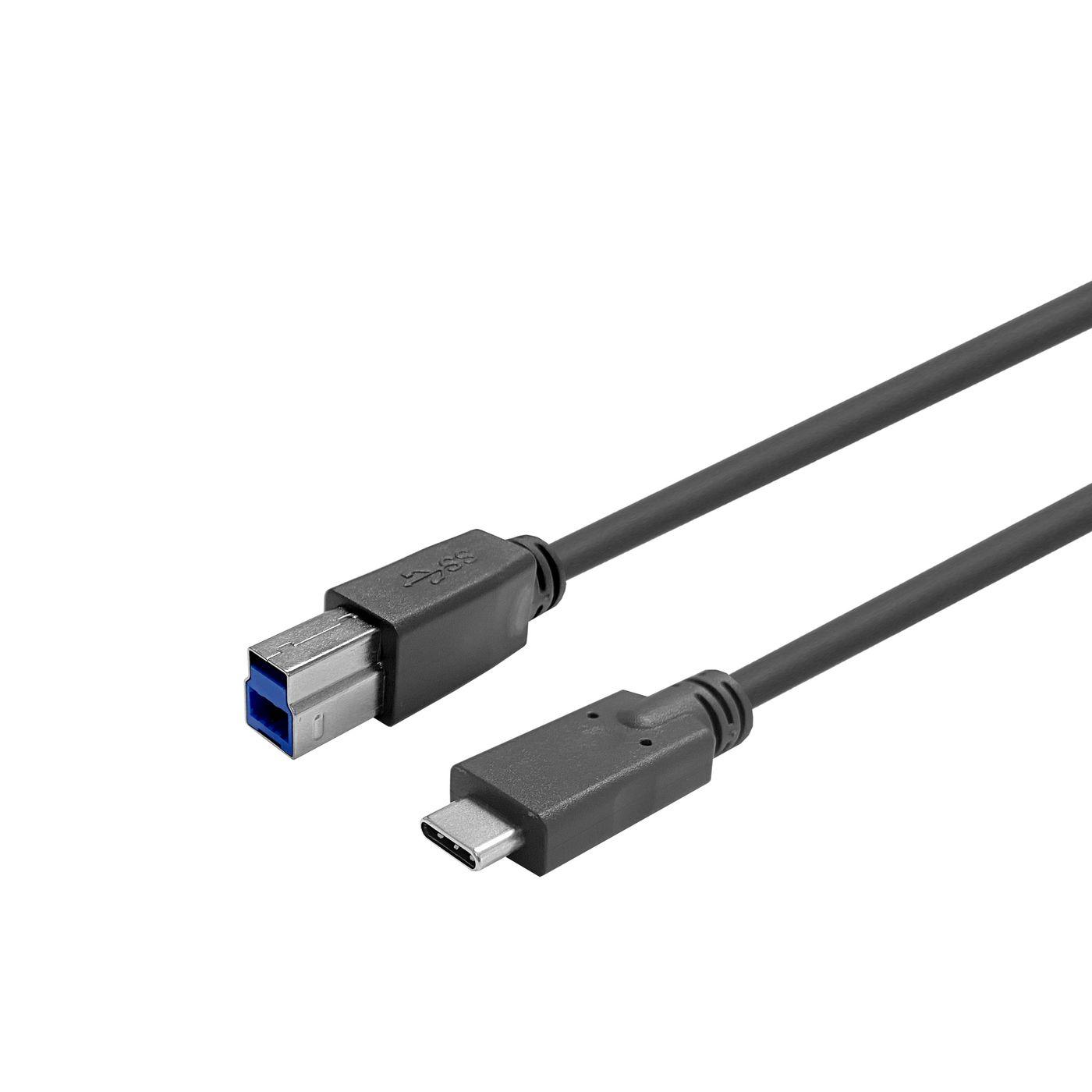 Vivolink Cable USB-C Macho - B Macho 15m | Alta Velocidad de Transferencia