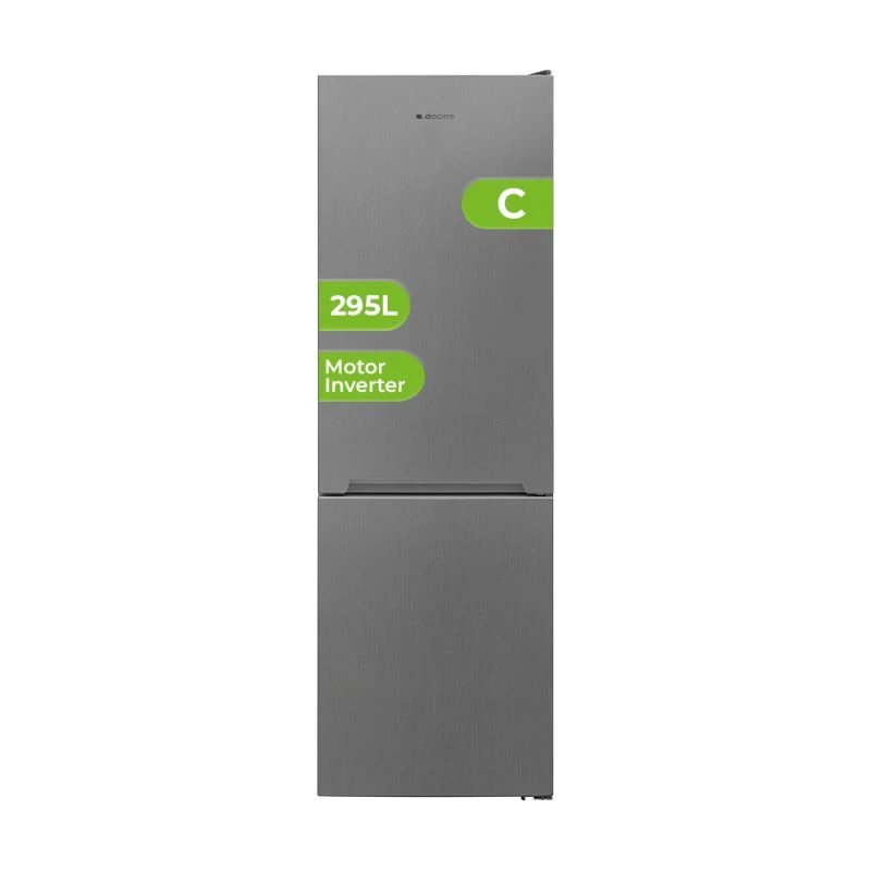 Frigo Combi No Frost Aspes AC185600CNFIX Alto 186cm x 59,5cm Clase C Inox  | 295 L