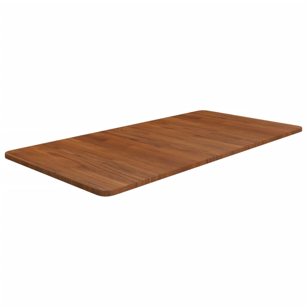 vidaXL Encimera de baño madera maciza sin tratar 100x50x1,5 cm
