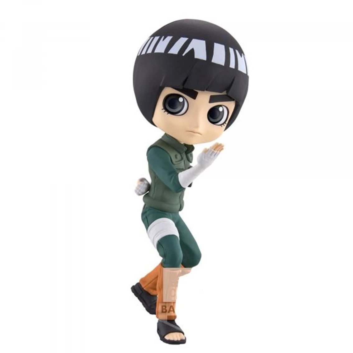 Banpresto - Figura coleccionable Rock Lee Q Posket de Naruto Shippuden, 14 cm, diseño detallado y pose dinámica para fans y coleccionistas