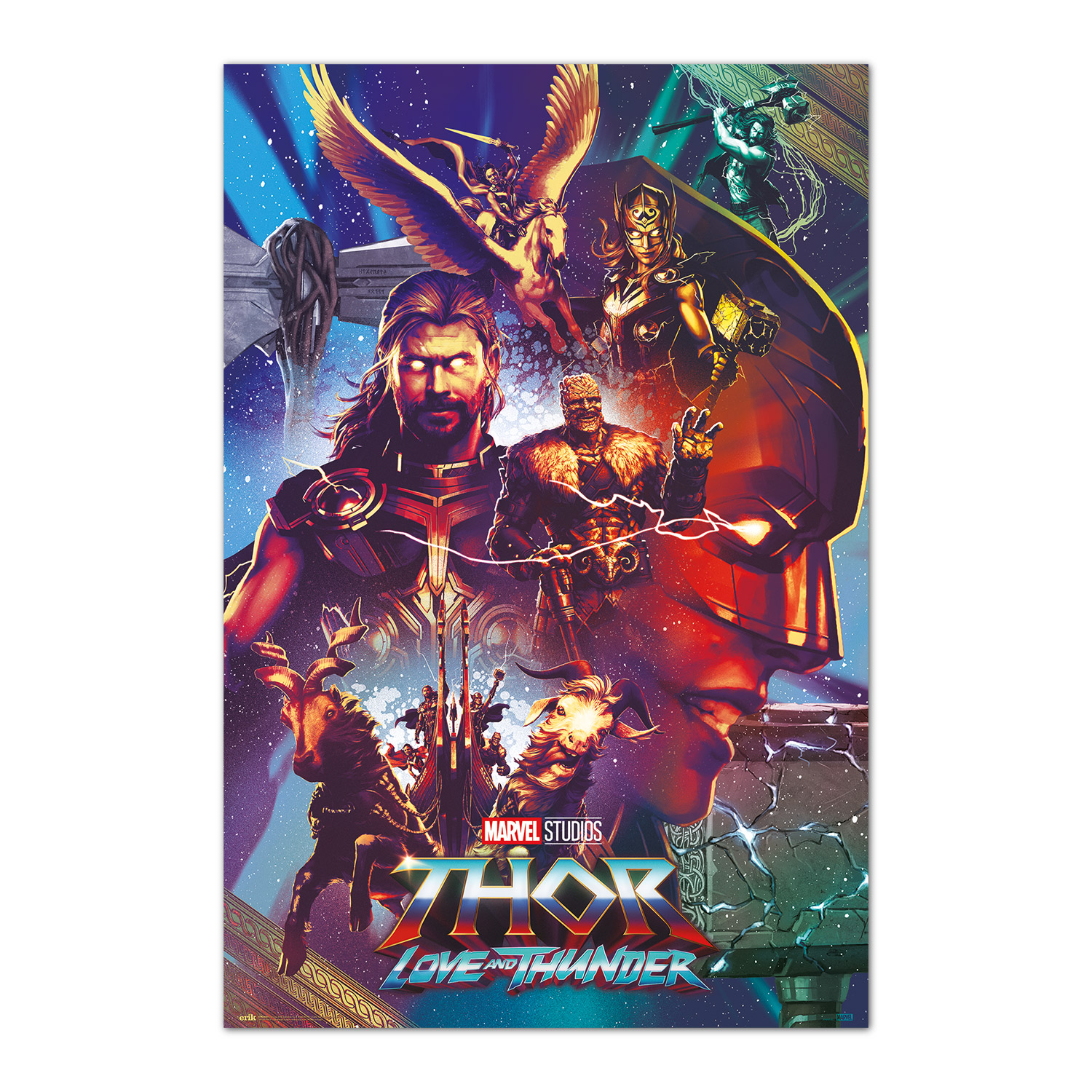 Poster marvel thor love and thunder
