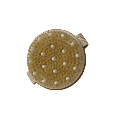 Cepillo masaje en seco bambú 1 unidad NaturaBIO Cosmetics