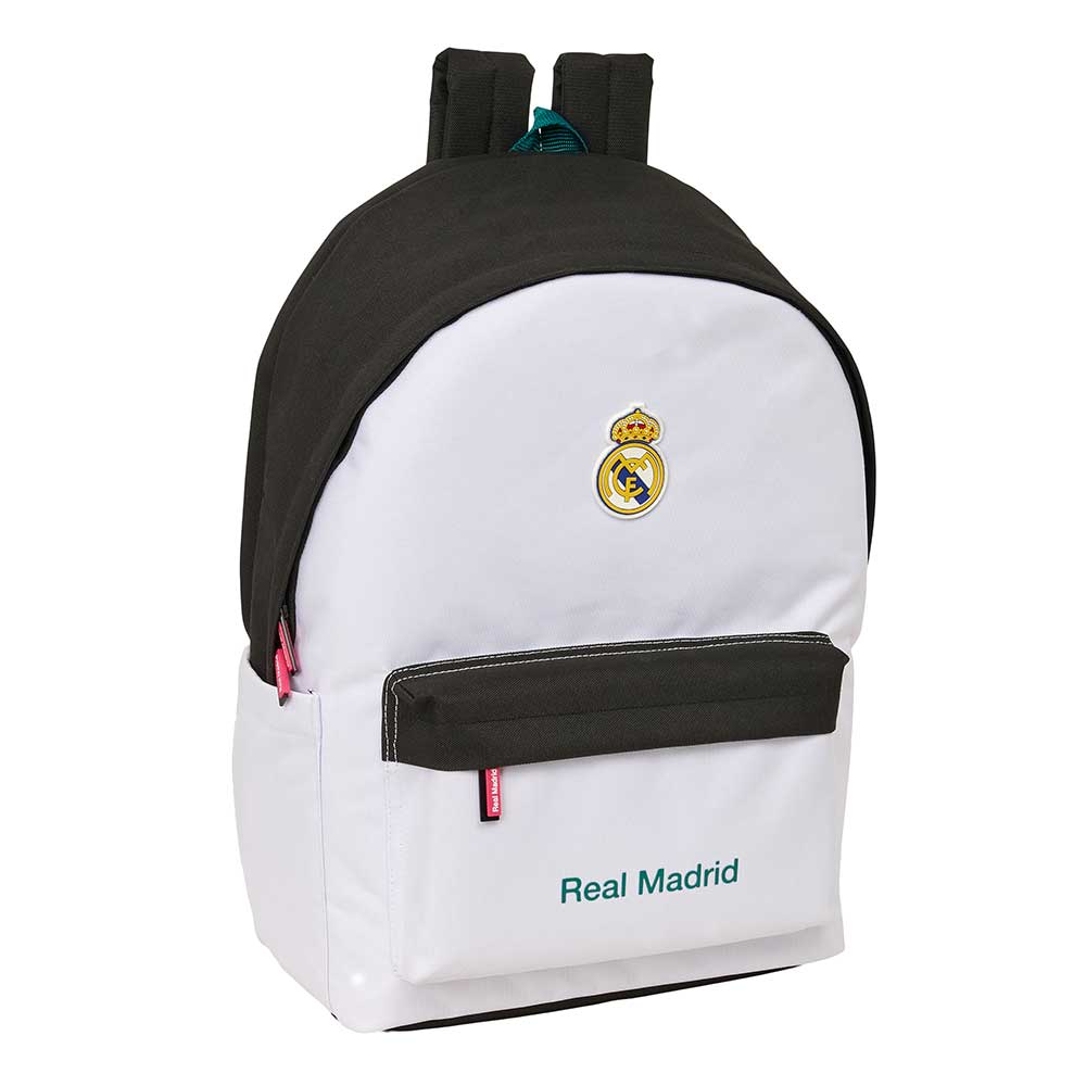 MOCHILA DOBLE PARA PORTATIL 15,6"+USB REAL MADRID EQUIP. 26/27
