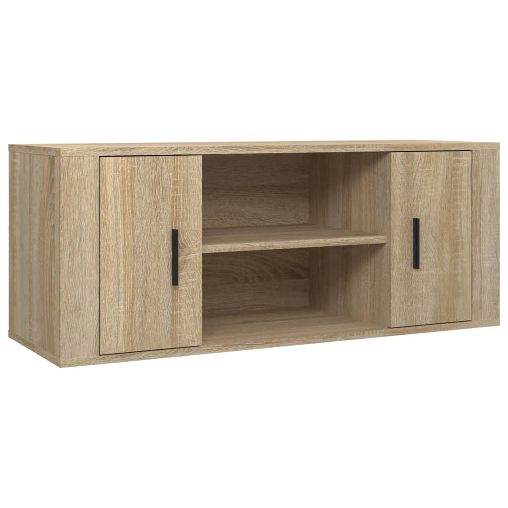vidaXL Mueble para TV madera contrachapada 100x35x40 cm, Mueble de Salon, Mueble TV, Mueble TV salon, Mesa de TV, Mueble tele