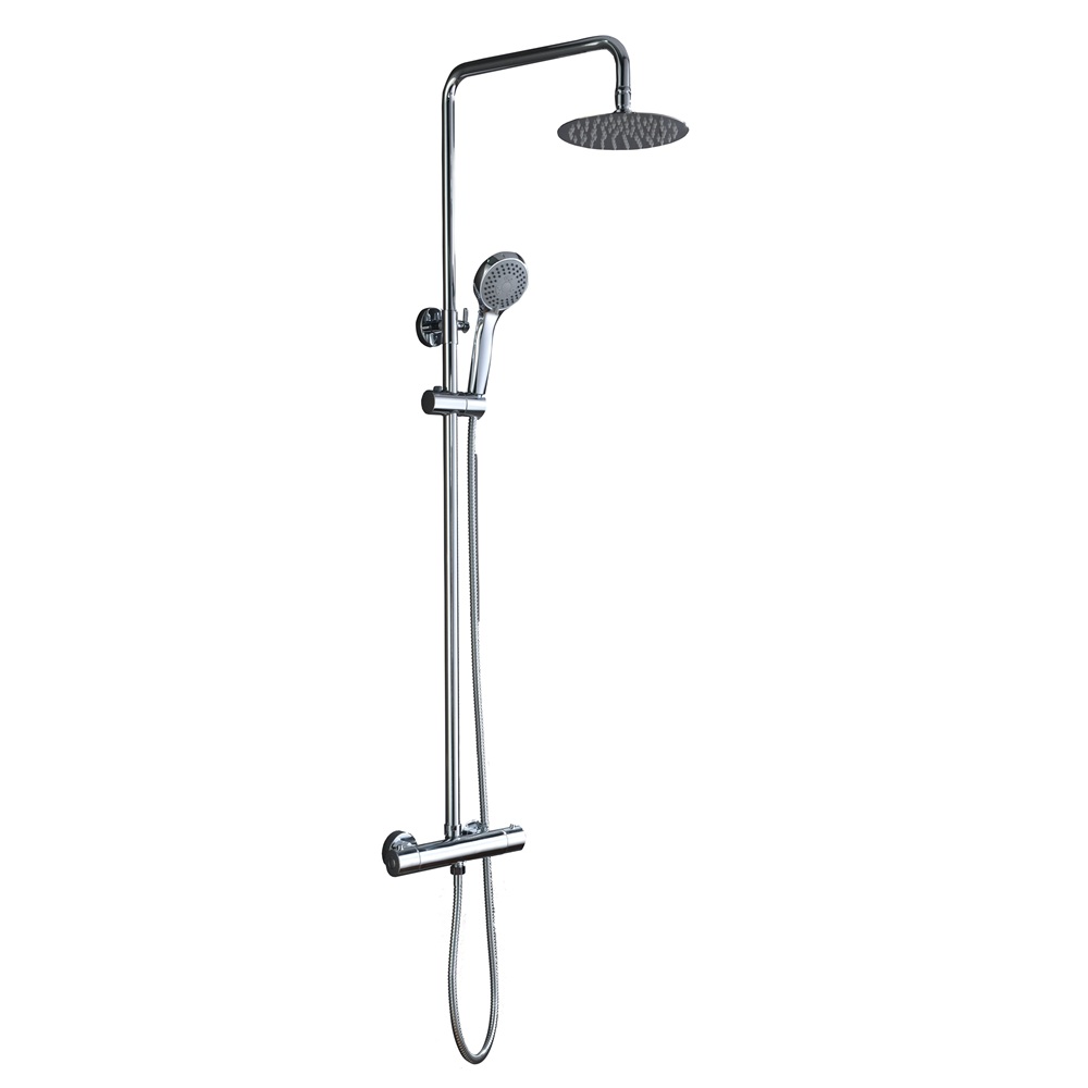 Imex BTL011 London columna de ducha moderna con grifo termostático acabado cromado