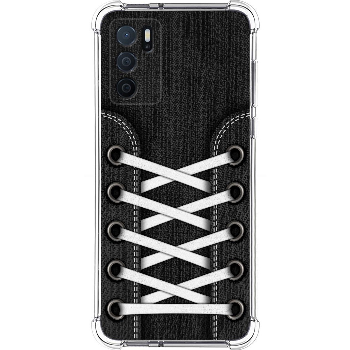 Funda Silicona Antigolpes para Oppo A16 / A16s diseño Zapatillas 02 Dibujos