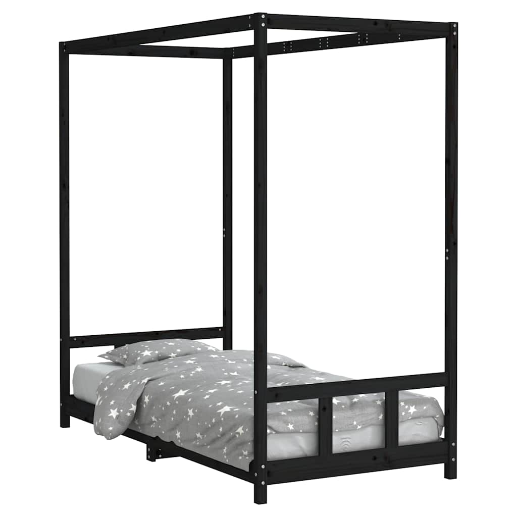 vidaXL Estructura de cama para niños madera de pino 90x190 cm