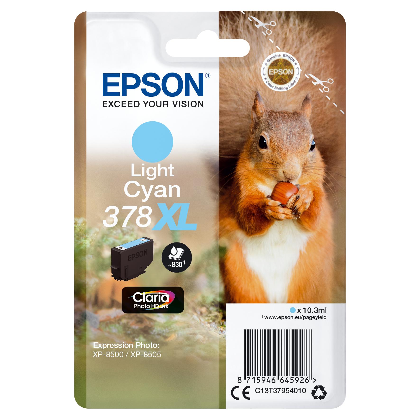 Epson 378XL 378XL Cian claro C13T37954010