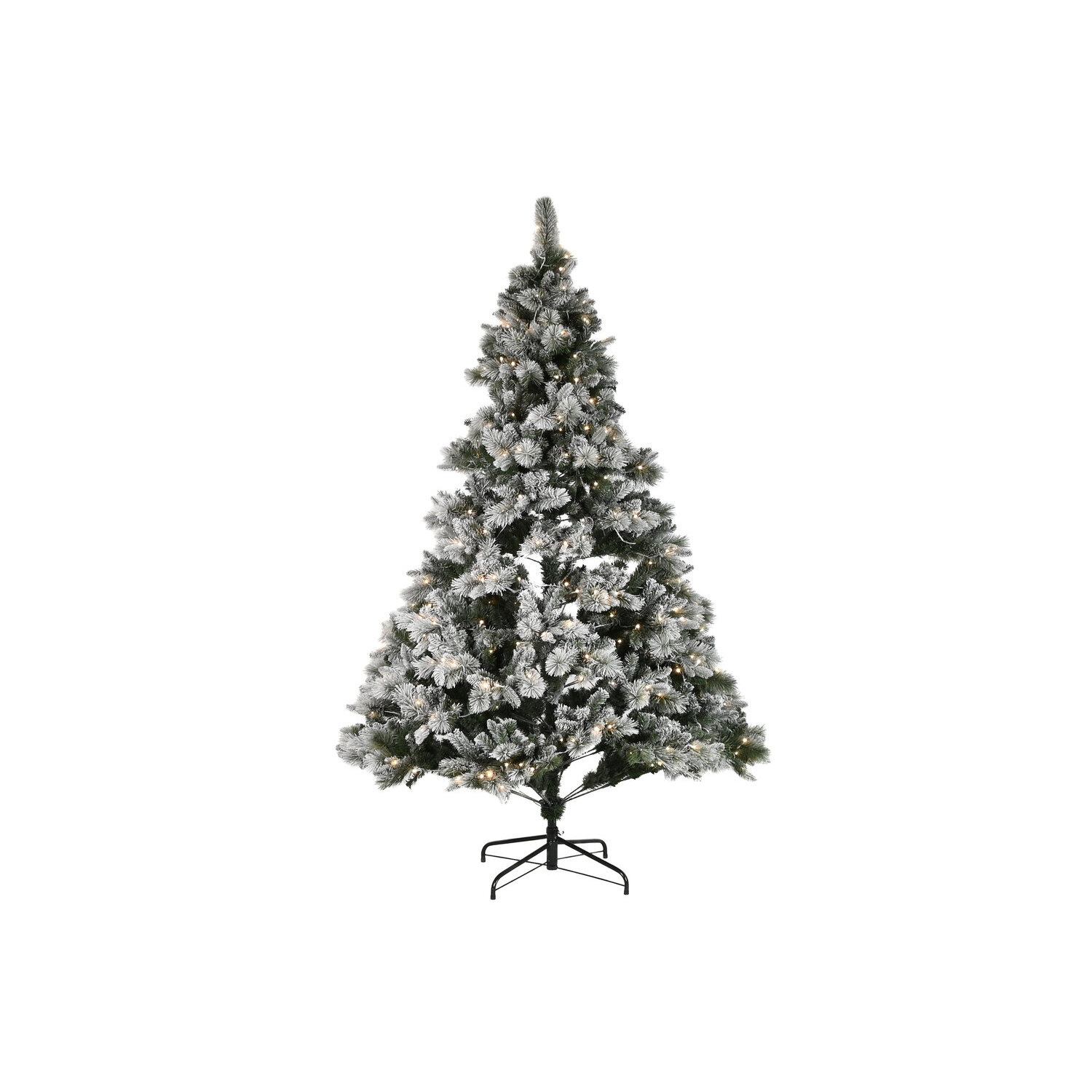 Arbol led pvc 155x155x240 450l 1708 ramas nevado , Navidad alpina winter. La mejor decoración de navidad para tu hogar.