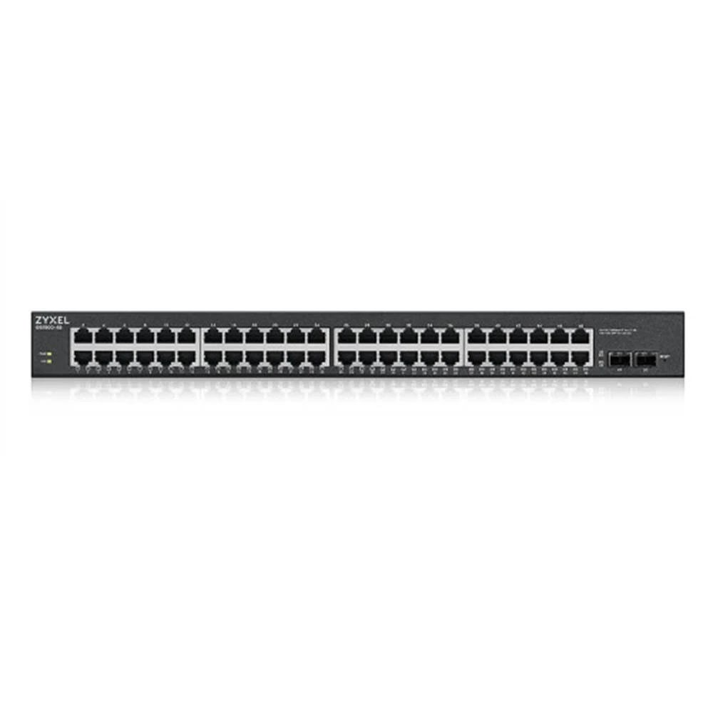 HUB Switch puertos 48 ZYXEL GS190048HPV2-EU0101F  | RJ-45 Ethernet Gigabit (10/100/1000), Negro