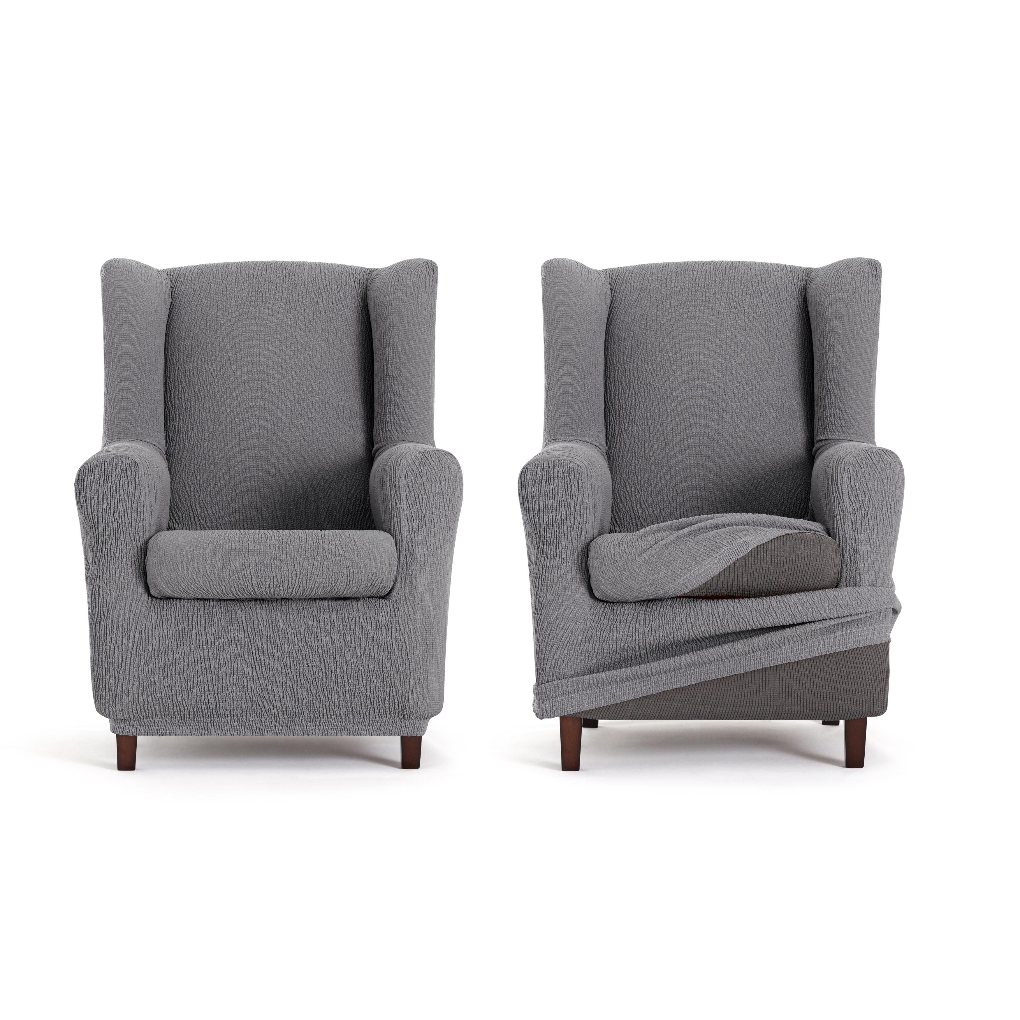 Milica - Funda Elástica para Sillón Orejero Tavira en Varios Colores - Protege Tu Sillón y Renueva Tu Decoración de tu sillón