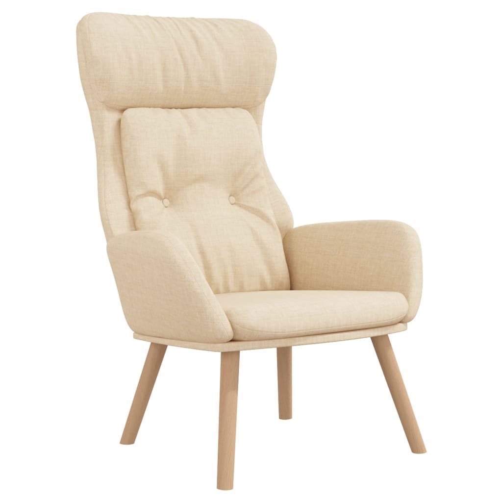 vidaXL Sillón de relax de tela Gris claro, Gris oscuro, Crema Sillon Dormitorio Sillon Comodos Silla Relax Sillón Sofá