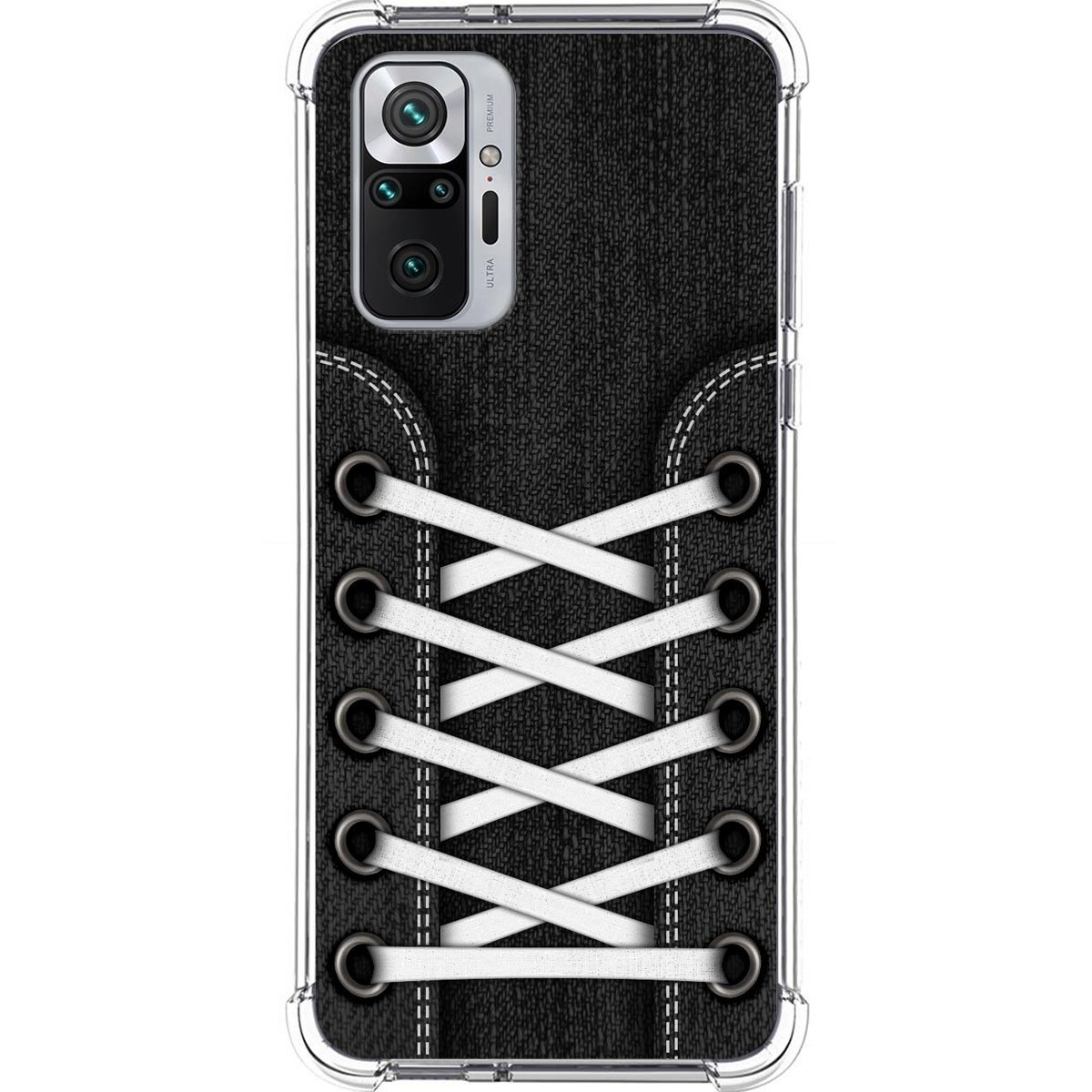 Tumundosmartphone Funda Silicona Antigolpes para Xiaomi Redmi Note 10 Pro diseño Zapatillas 02 Dibujos