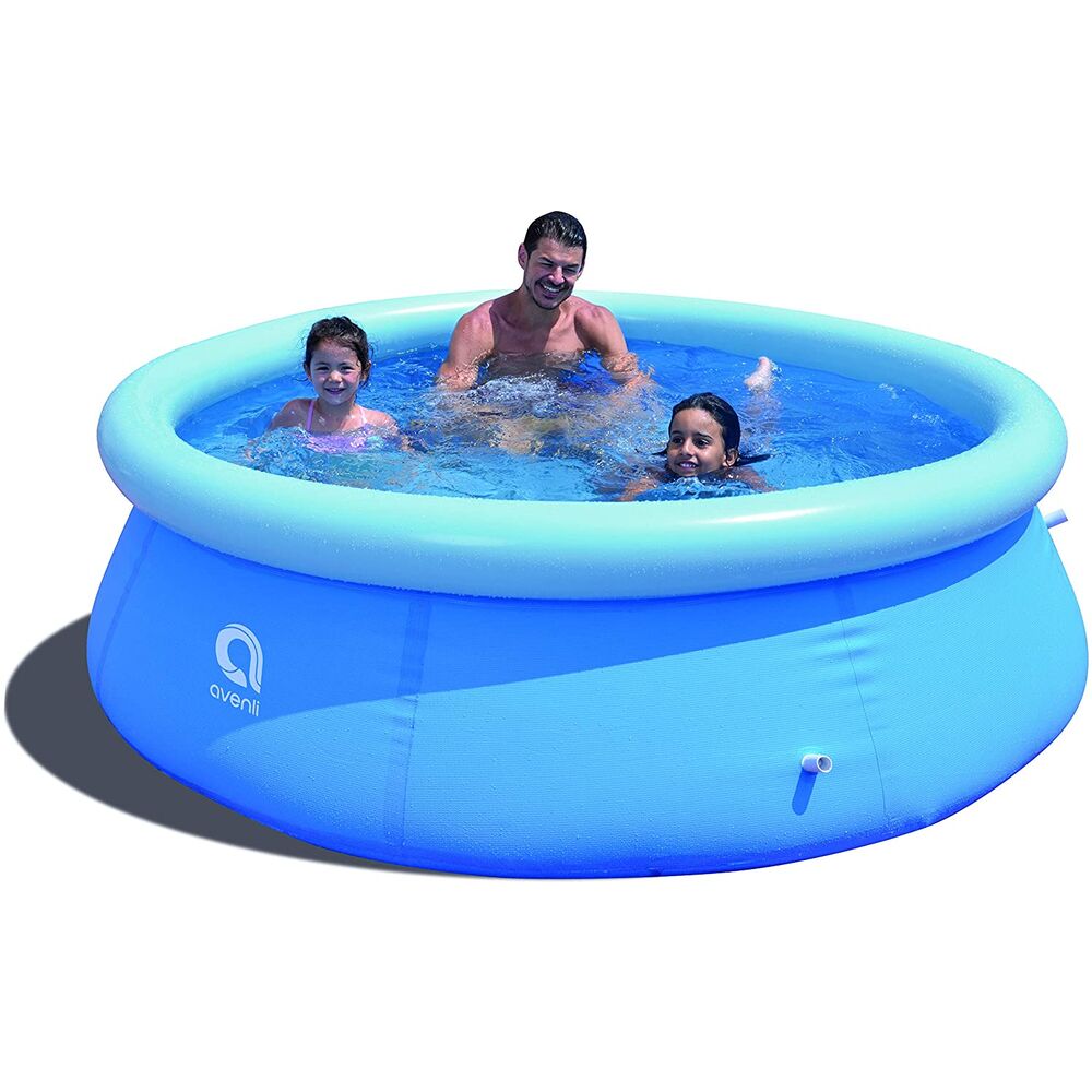Gerimport Piscina Hinchable Redonda con Filtro 240 X 63 Cm