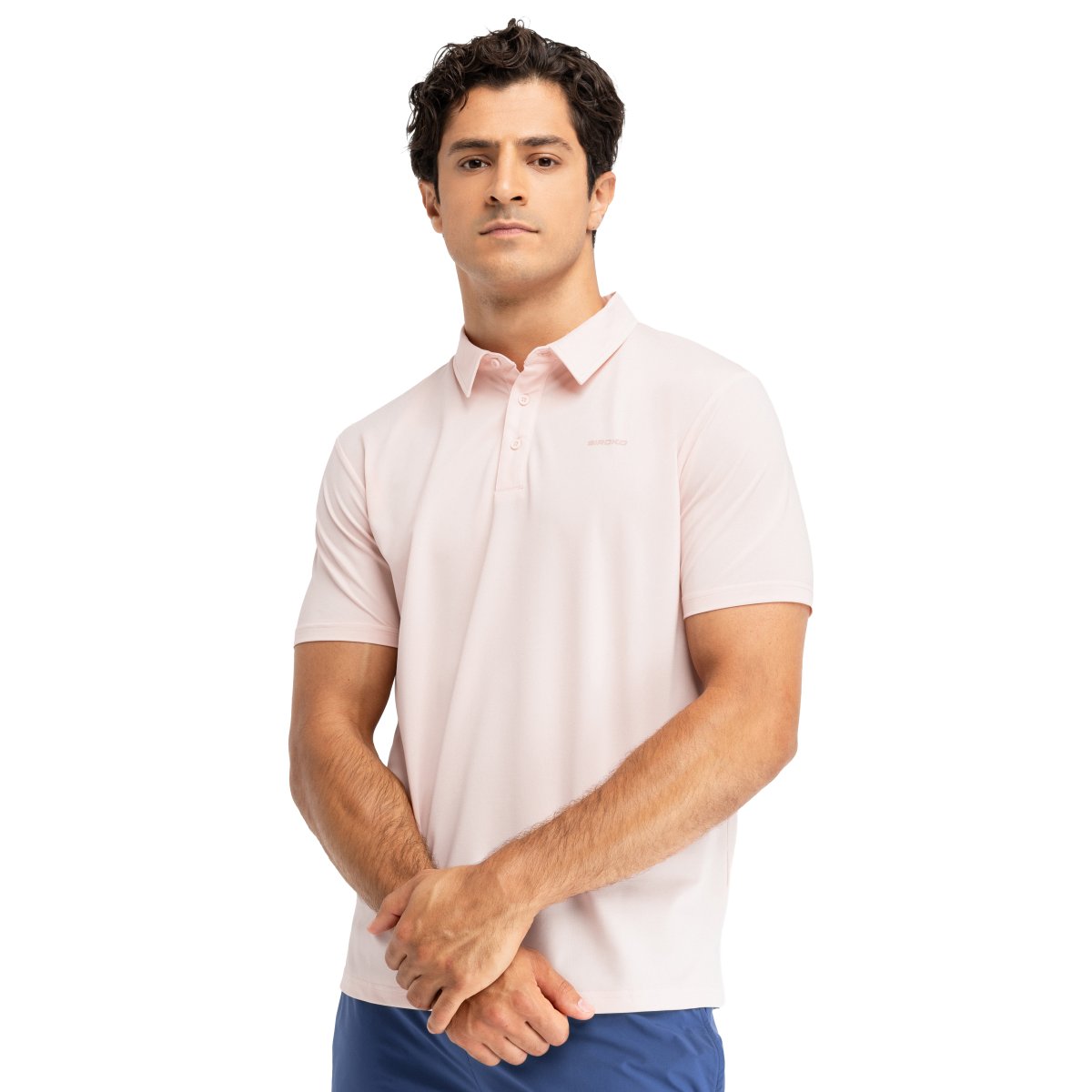 SIROKO - Polo piqué de Tenis Siroko Slice Pink_