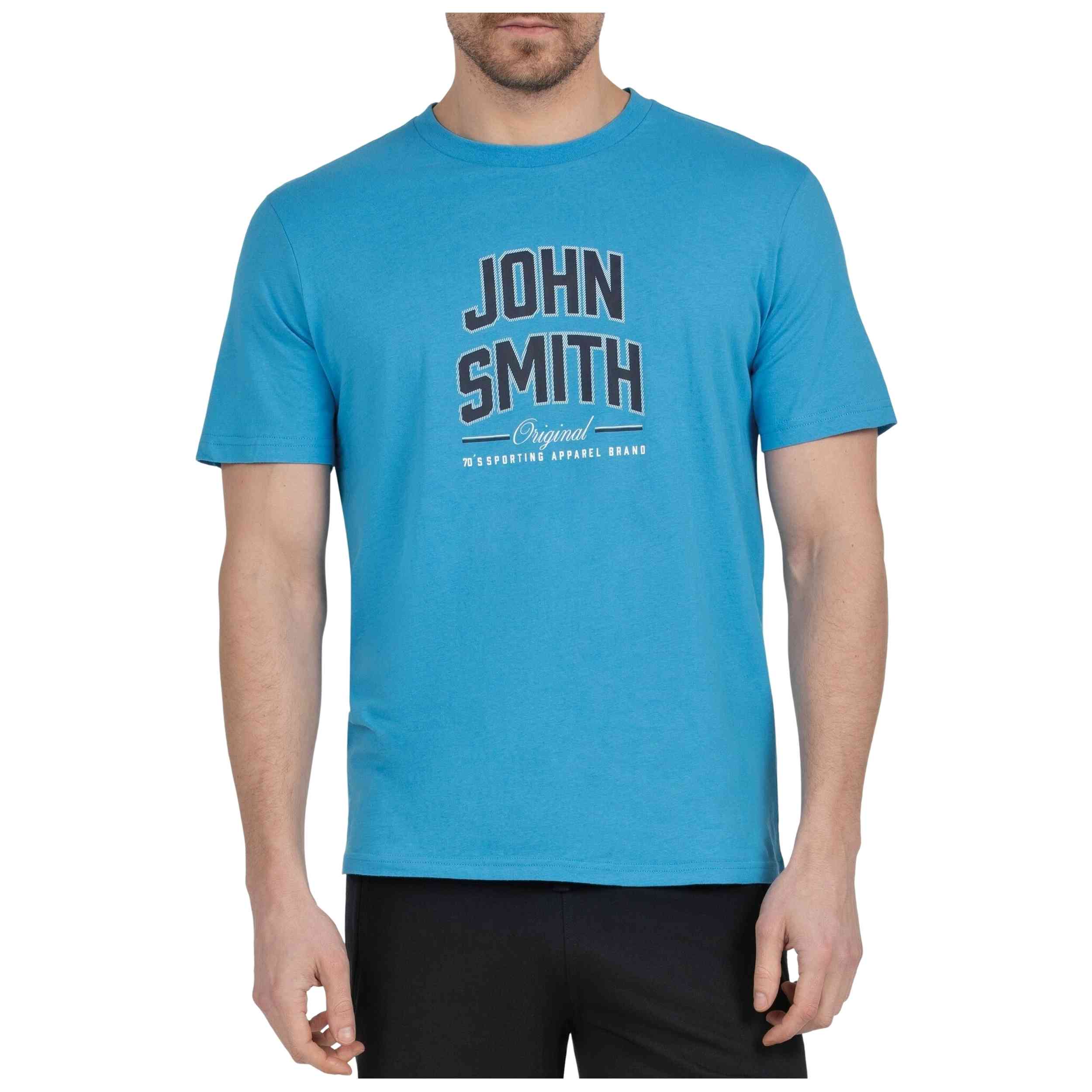 Camiseta De Manga Corta John Smith modelo CP88423000-423000 para Hombre en color Azul