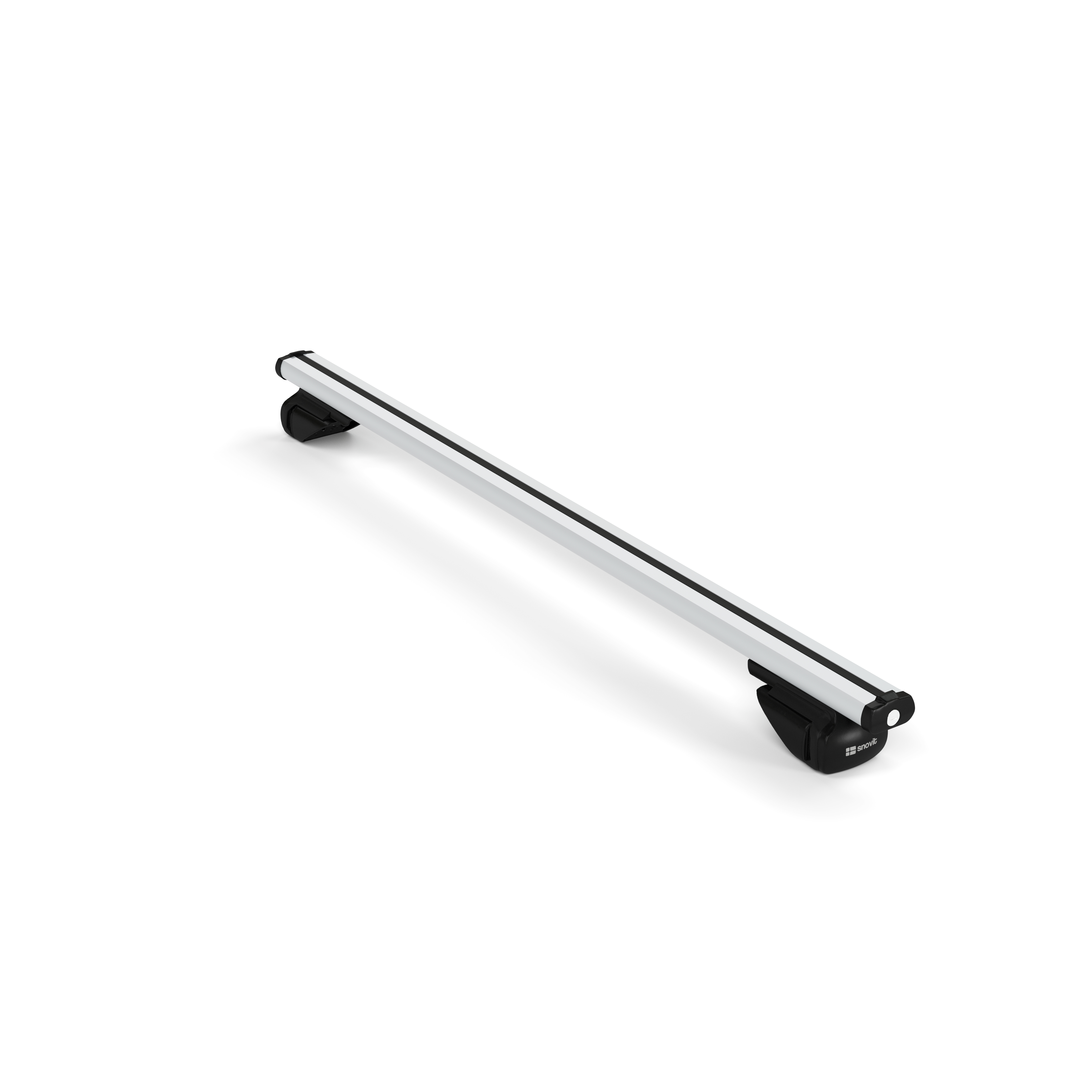 Barras de Techo SNOVIT TRAVELER RAIL | Aluminio 110–130 cm | Para Railing Abierto | 90 kg | Cerradura Incluida