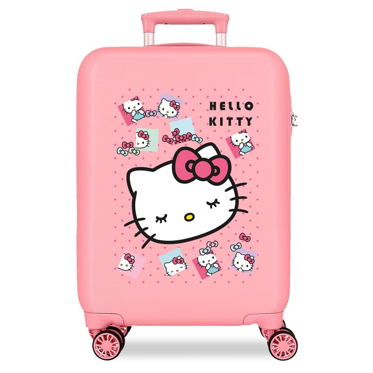 Maleta de cabina Hello Kitty Bows Rosa 38x55x20cm