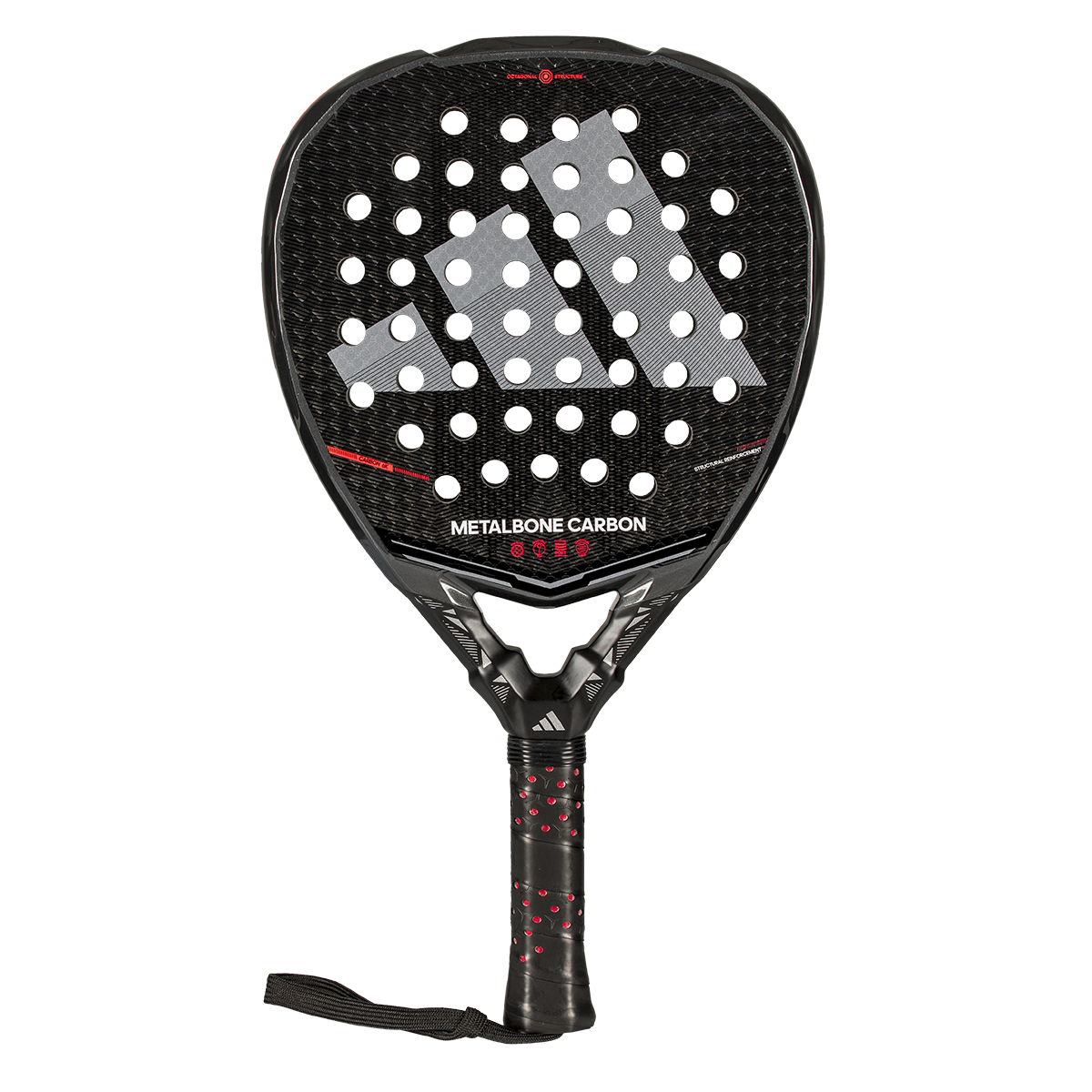 Pala de Pádel Adidas Metalbone Carbon 2026 - Forma Diamante, Alta Potencia y Control para Jugadores PRO