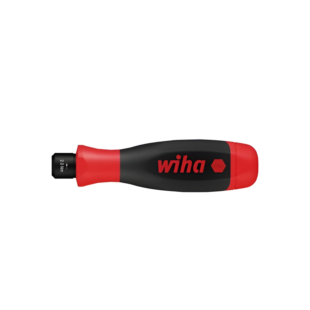 Wiha dynamometric screwdriver easytorque with fixed torque limitation 1.2 Nm, 4 mm, high-quality chrome-vanadium-molybdenum steel, ergonomic Wiha SoftFinish handle, ideal for dry applications and general use.