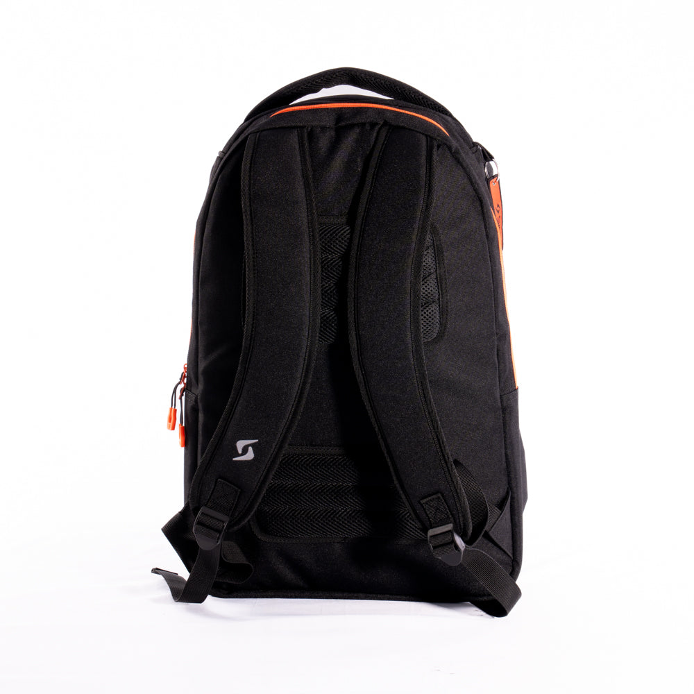 Siux - Mochila  de Pádel TOUR con Capacidad para 1 Pala y Zapatillas, Materiales Premium y Diseño Competitivo, Negro