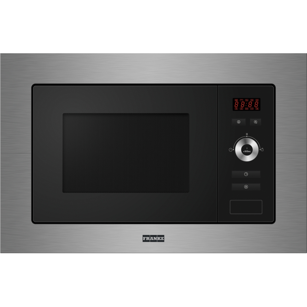 Franke FSL 20 MW XS - Microondas con grill, Integrable, Inox.