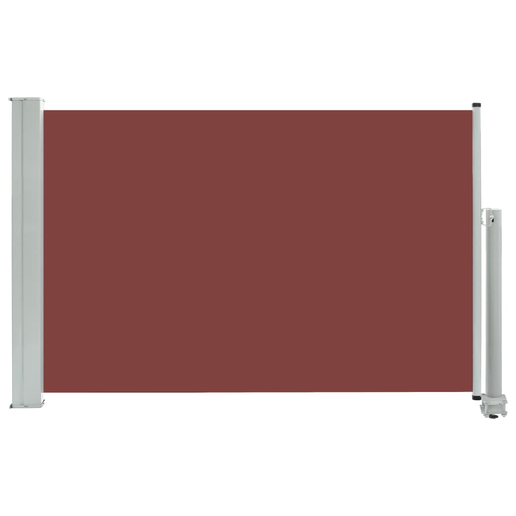 vidaXL Toldo lateral retráctil de jardín 60x300 cm Color Negro, Crema, Marrón