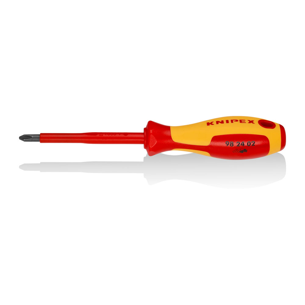 Destornillador boca crucif. 982402 knipex