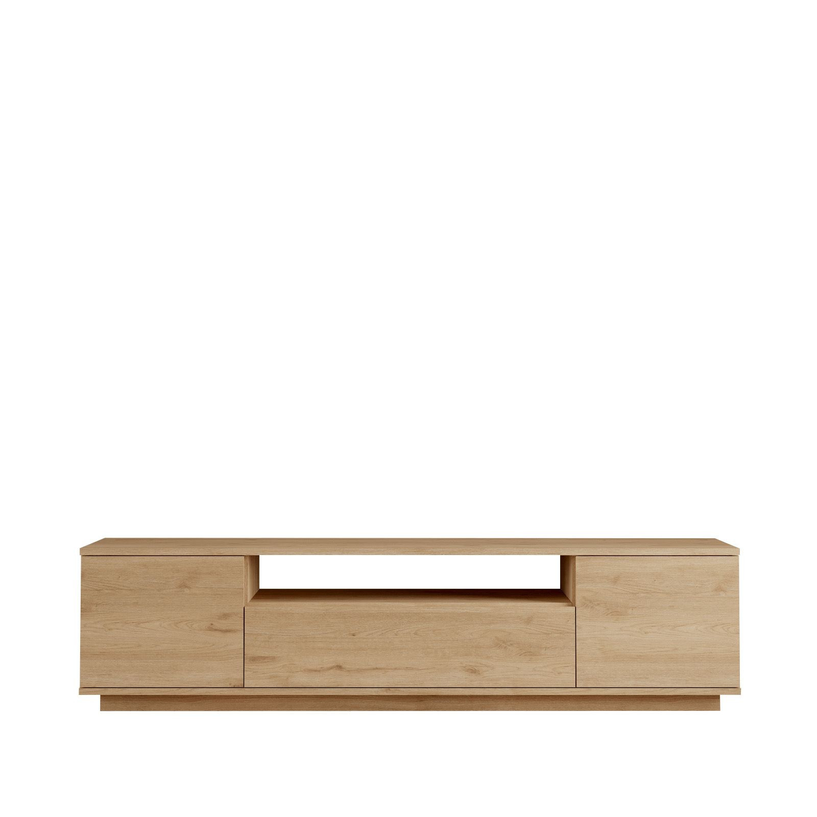 Habitat y Jardin - Soporte de TV de madera "Rowen" - 180 x 44 x 44 cm - Marrón